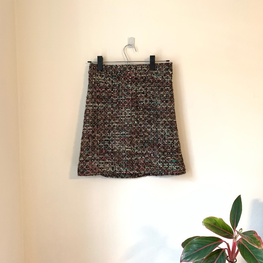 Ann Taylor Petite Tweed Skirt